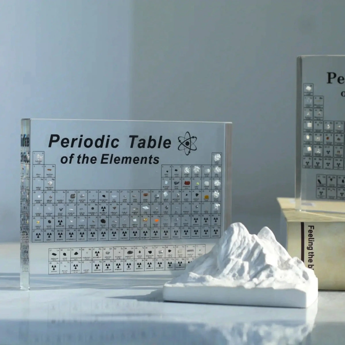 Periodic Table Display Clear Acrylic 83 Real Elements