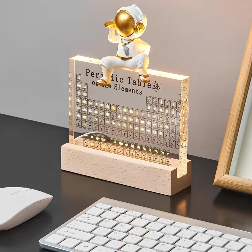 Periodic Table Display Illuminated 83 Real Elements