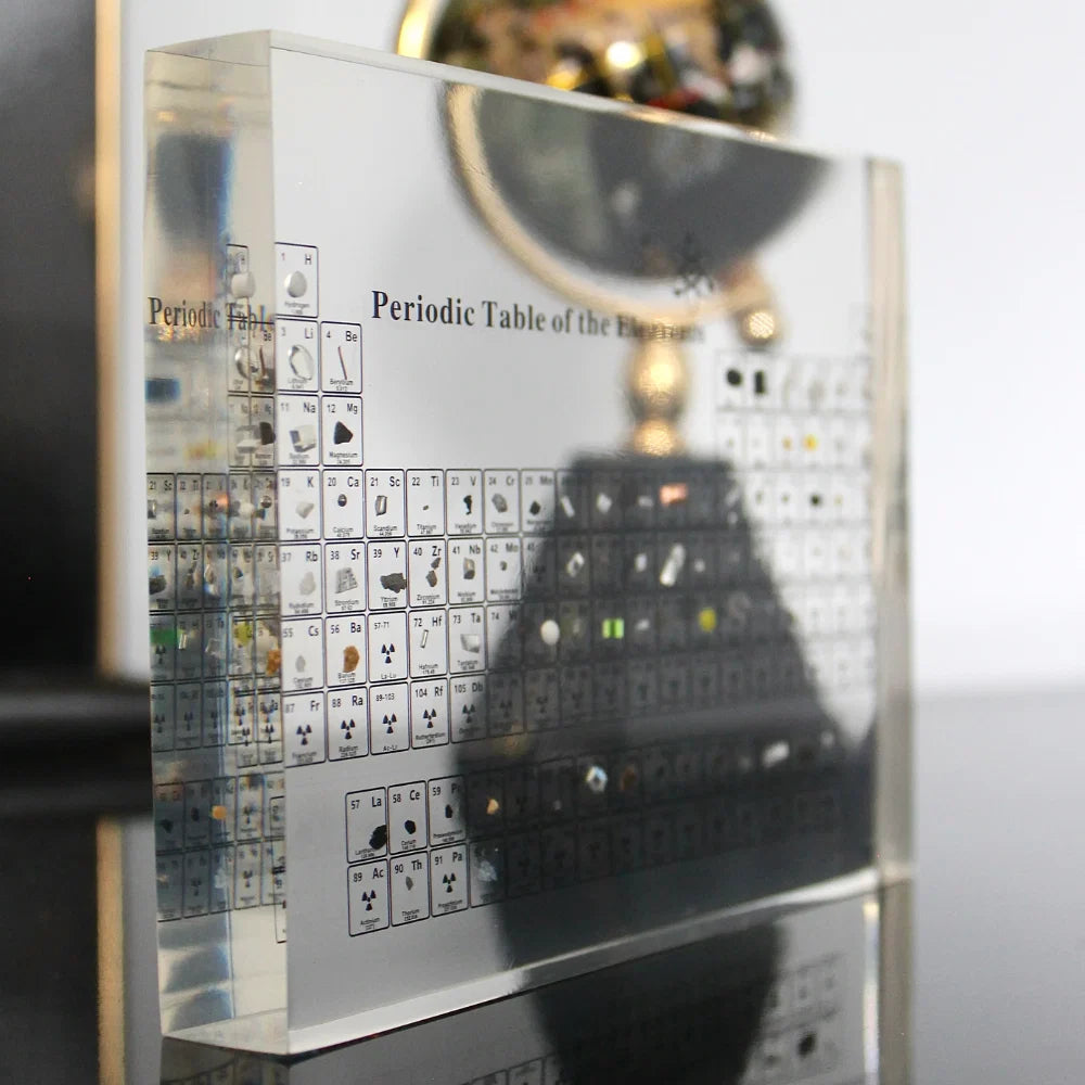 Periodic Table Display Illuminated 83 Real Elements