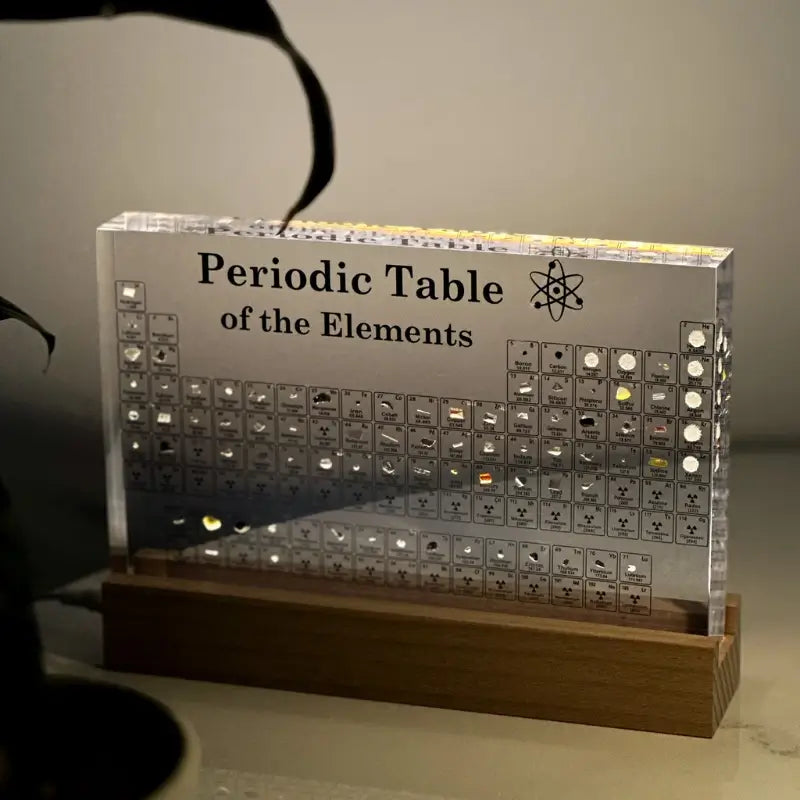 Periodic Table Display USB-Powered LED 83 Real Elements