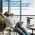 Personal Air Cooler 900ml Reservoir Humidifier Three Speeds