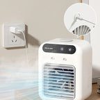 Personal Air Cooler USB-Powered Touchscreen Humidifying 2-Speed Fan
