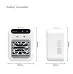 Personal Air Cooler USB-Powered Touchscreen Humidifying 2-Speed Fan