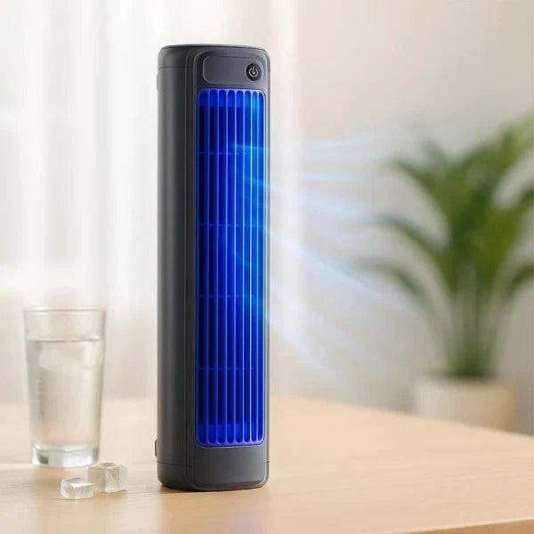 Personal Air Cooler USB Rechargeable 8-Hour Water Cooling Whisper-Quiet
