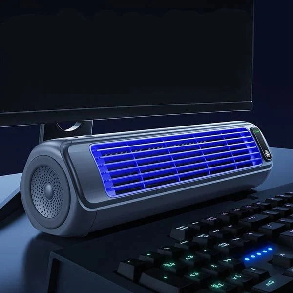 Personal Air Cooler USB Rechargeable 8-Hour Water Cooling Whisper-Quiet