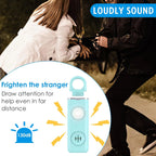 Personal Alarm Keychain 130 dB Strobe Twin Pack