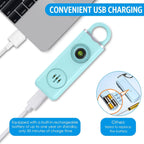 Personal Alarm Keychain 130 dB Strobe Twin Pack