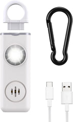 Personal Alarm Keychain 130 dB Strobe Twin Pack