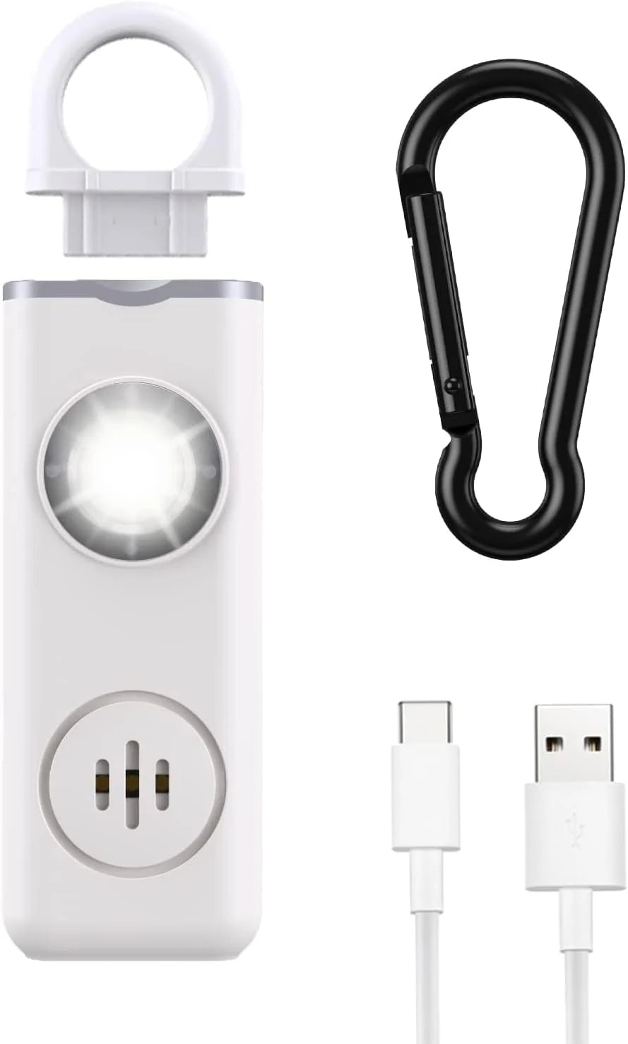 Personal Alarm Keychain 130 dB Strobe Twin Pack