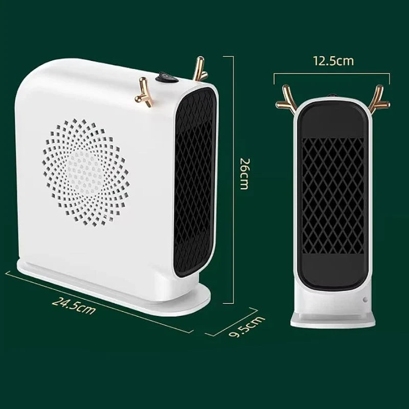 Personal Heater Compact Portable Overheat Protection & Tip-Over Switch