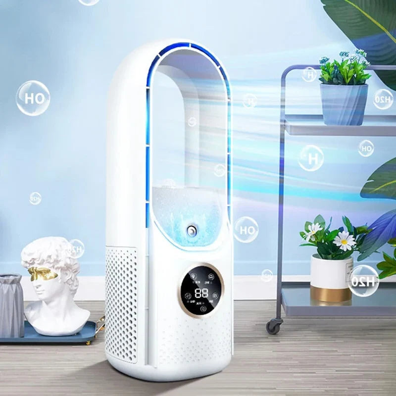 Personal Humidifier Fan Bladeless USB Powered Six Speeds