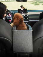 Pet Armrest Safety Seat Four-Sided Zippered Internal Lanyard