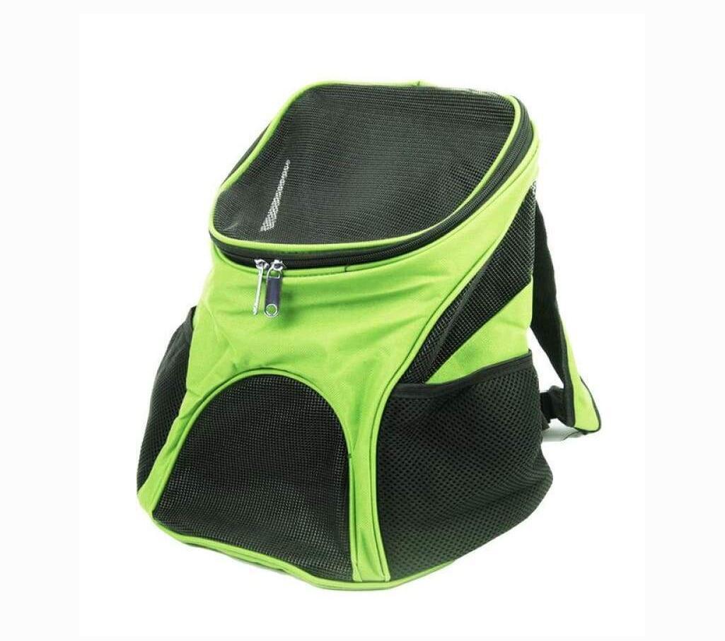 Pet Backpack Breathable Mesh Adjustable Straps & Side Pockets