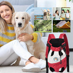 Pet Backpack Canvas & Breathable Mesh Adjustable Fit
