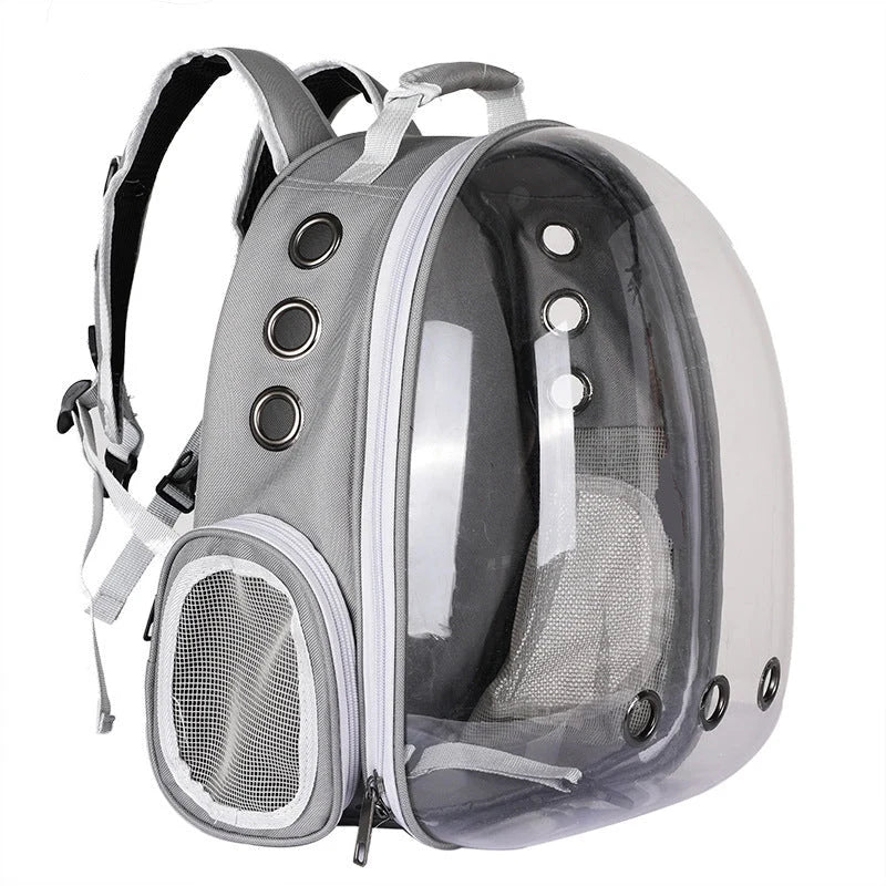Pet Backpack Carrier 360 Degree Bubble Window Oxford Fabric