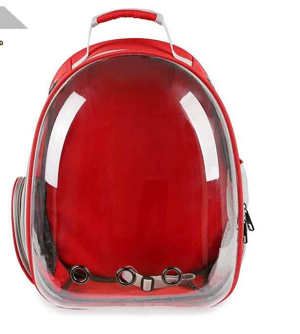 Pet Backpack Carrier 360 Degree Bubble Window Oxford Fabric