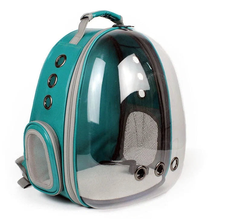 Pet Backpack Carrier 360 Degree Bubble Window Oxford Fabric