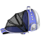 Pet Backpack Carrier 360 Degree Bubble Window Oxford Fabric