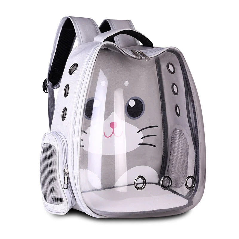 Pet Backpack Hard-Shell Protective Breathable Soft Lining