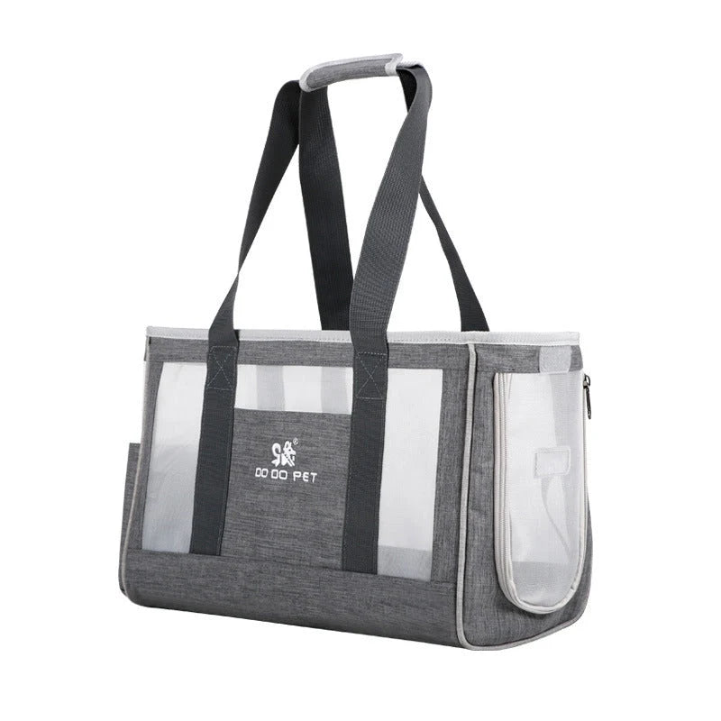 Pet Backpack Oxford Cloth Breathable Mesh & Pockets