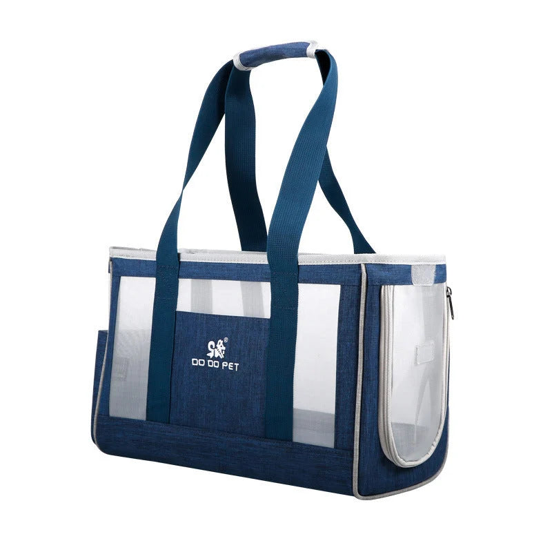 Pet Backpack Oxford Cloth Breathable Mesh & Pockets