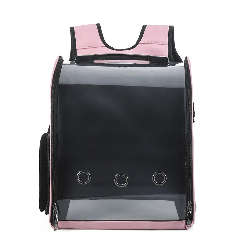 Pet Backpack Transparent Foldable Food-Grade PC