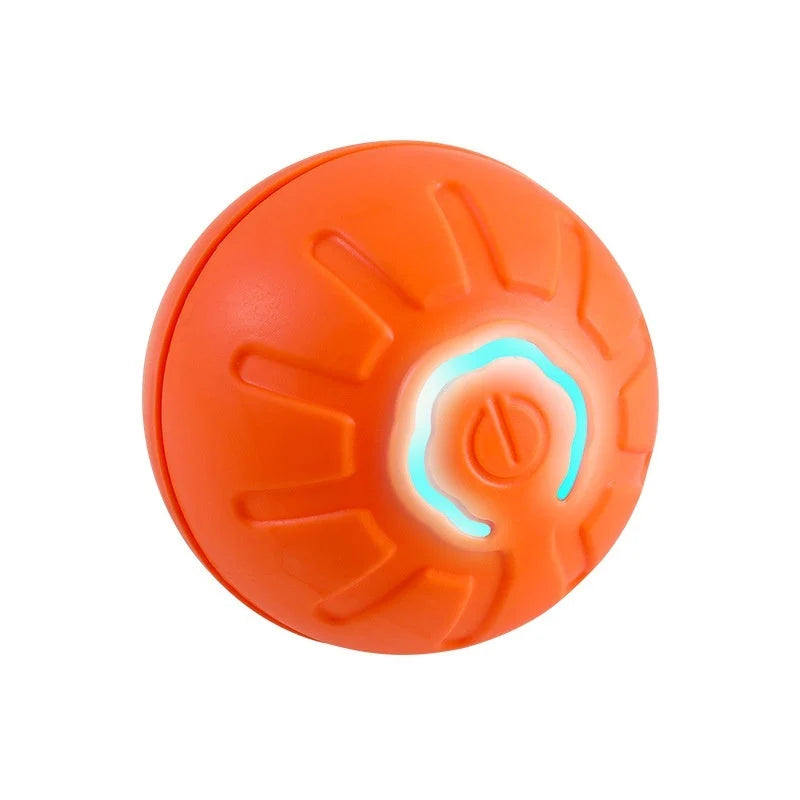 Pet Ball Toy Self-Moving Silicone USB Rechargeable