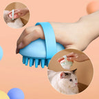 Pet Bath Brush Silicone Soft Bristles Cats & Dogs