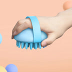 Pet Bath Brush Silicone Soft Bristles Cats & Dogs