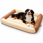 Pet Bed Cooling & Breathable Waterproof Raised Edge Support