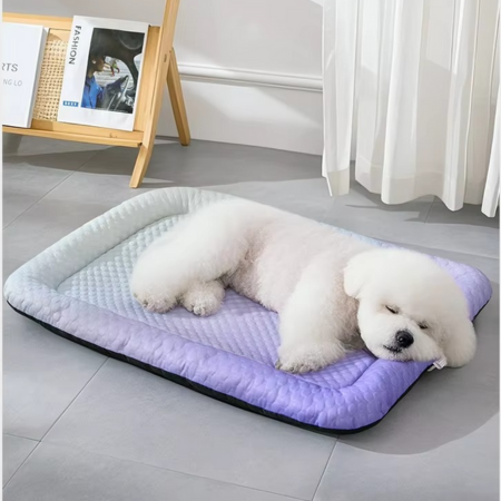 Pet Bed Cooling Ice Silk Breathable Machine-Washable