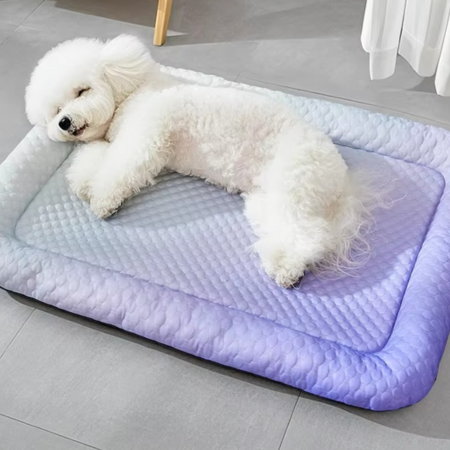 Pet Bed Cooling Ice Silk Breathable Machine-Washable