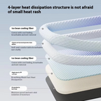 Pet Bed Cooling Ice Silk Breathable Machine-Washable