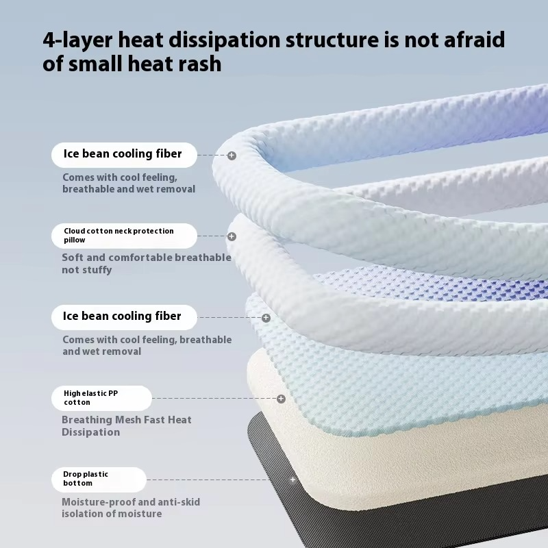 Pet Bed Cooling Ice Silk Breathable Machine-Washable