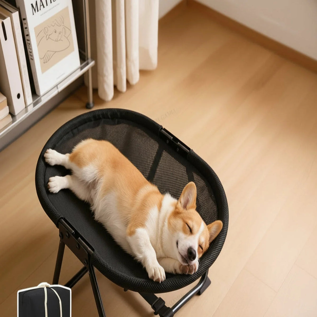 Pet Bed Elevated Breathable Mesh Foldable Steel Frame