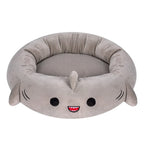 Pet Bed Enclosed Plush Cushioned Nest