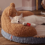 Pet Bed High-Back Insulated Machine-Washable Cover