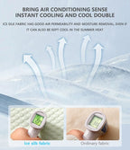 Pet Bed Ice Silk Cooling Removable Washable Cover