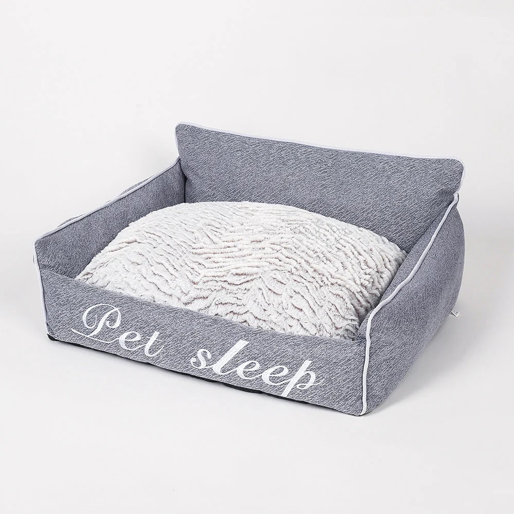 Pet Bed Plush Cave Soft Cloth Multiple Sizes