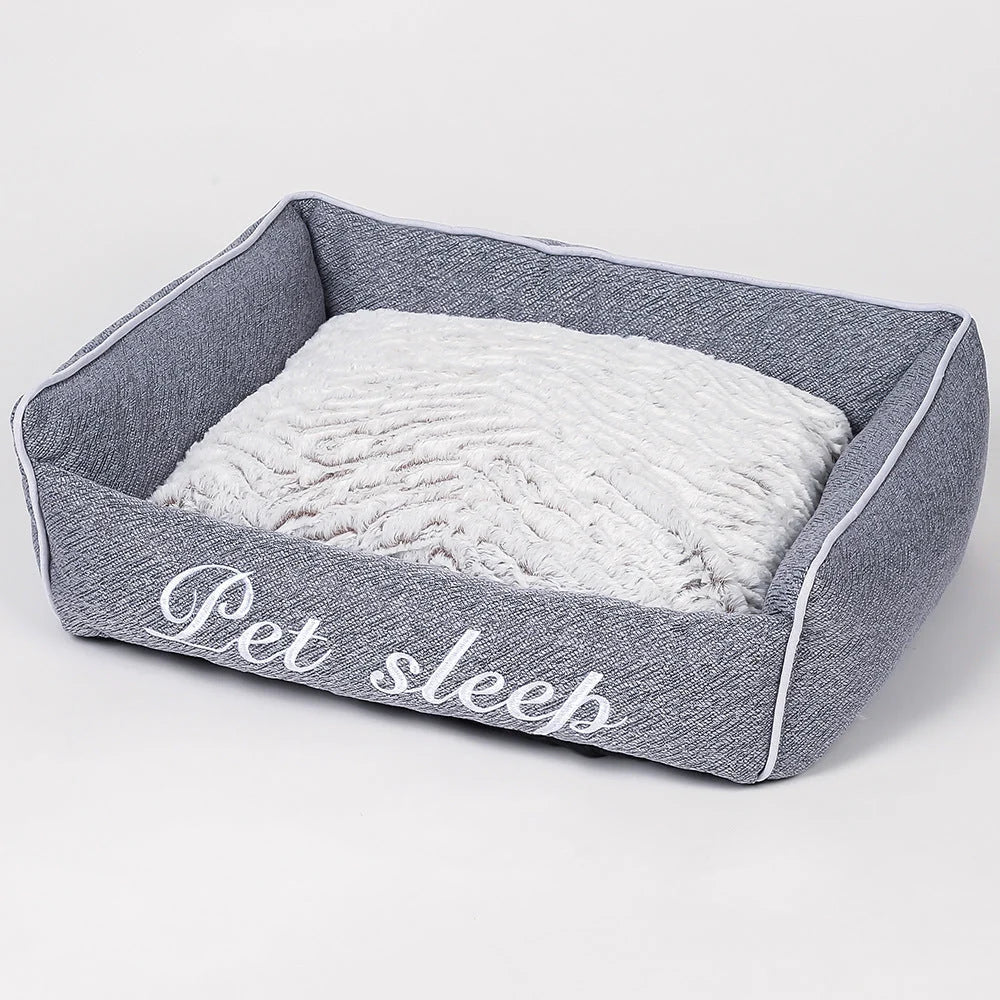 Pet Bed Plush Cave Soft Cloth Multiple Sizes