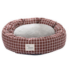 Pet Bed Plush Donut Small & Medium Easy-Clean