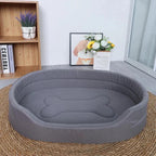 Pet Bed Plush Supportive Recycled Fabric Removable Washable Cover