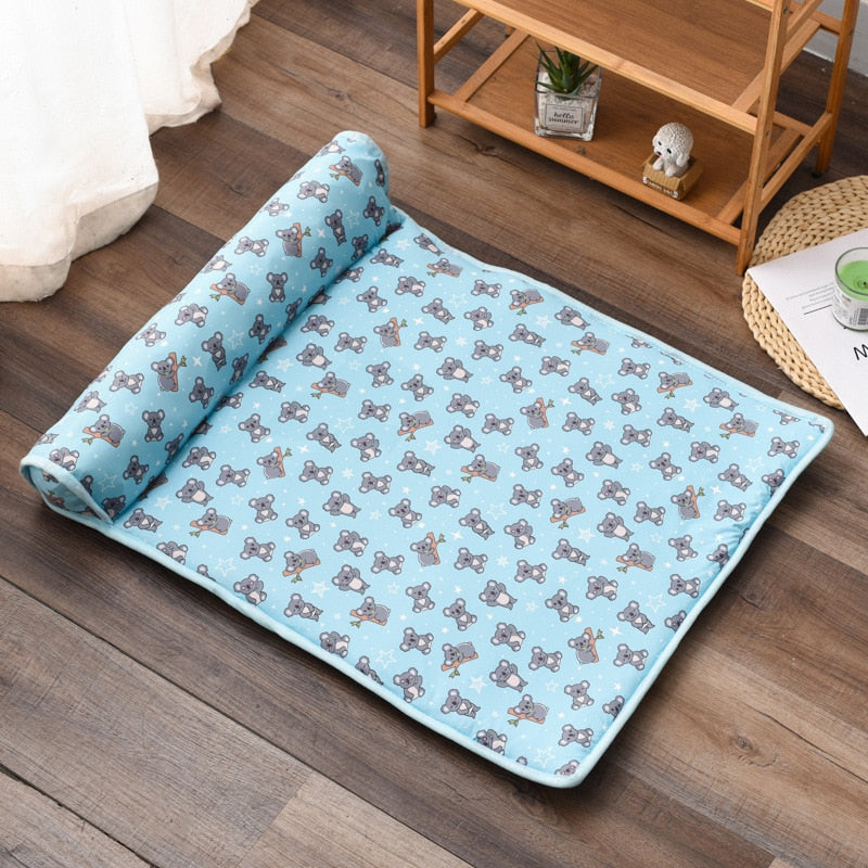 Pet Bed Self-Cooling Plush Pillow Machine Washable