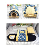 Pet Bed Self-Heating Fleece Foldable & Burrow-Friendly
