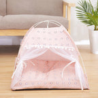 Pet Bed Semi-Enclosed Plush Machine-Washable Cover