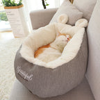 Pet Bed Warm Cotton Sleeping Bag & Cushion