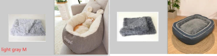 Pet Bed Warm Cotton Sleeping Bag & Cushion