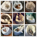 Pet Bed Warm Cotton Sleeping Bag & Cushion