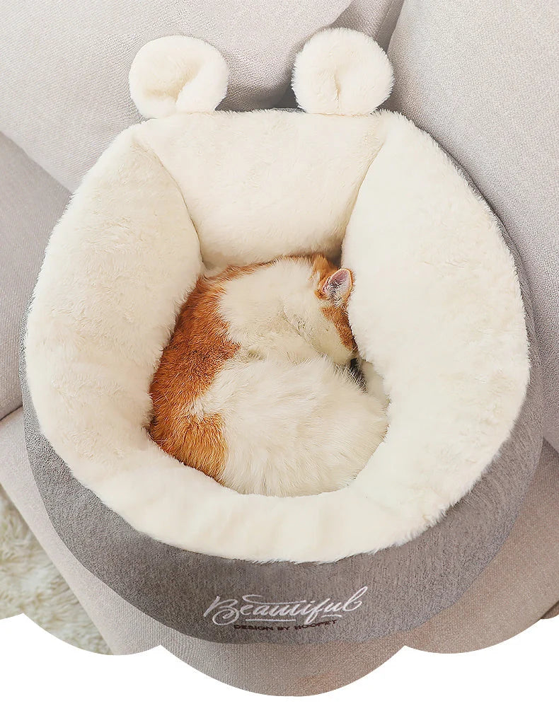 Pet Bed Warm Cotton Sleeping Bag & Cushion