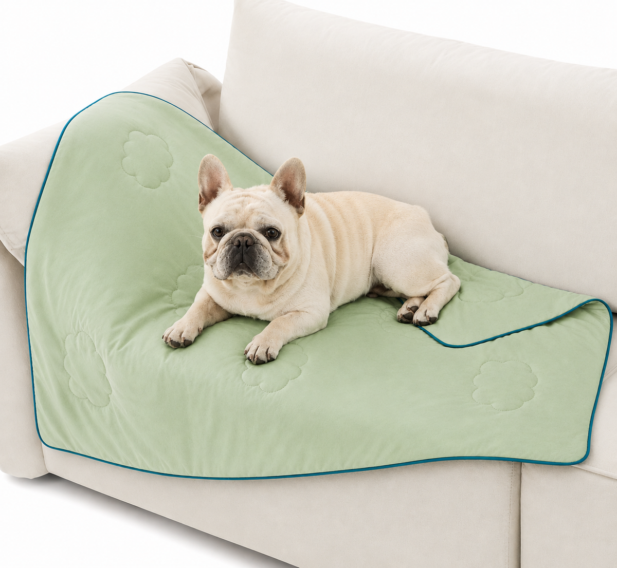 Pet Blanket Cooling Technology Machine Washable Cloud Pattern